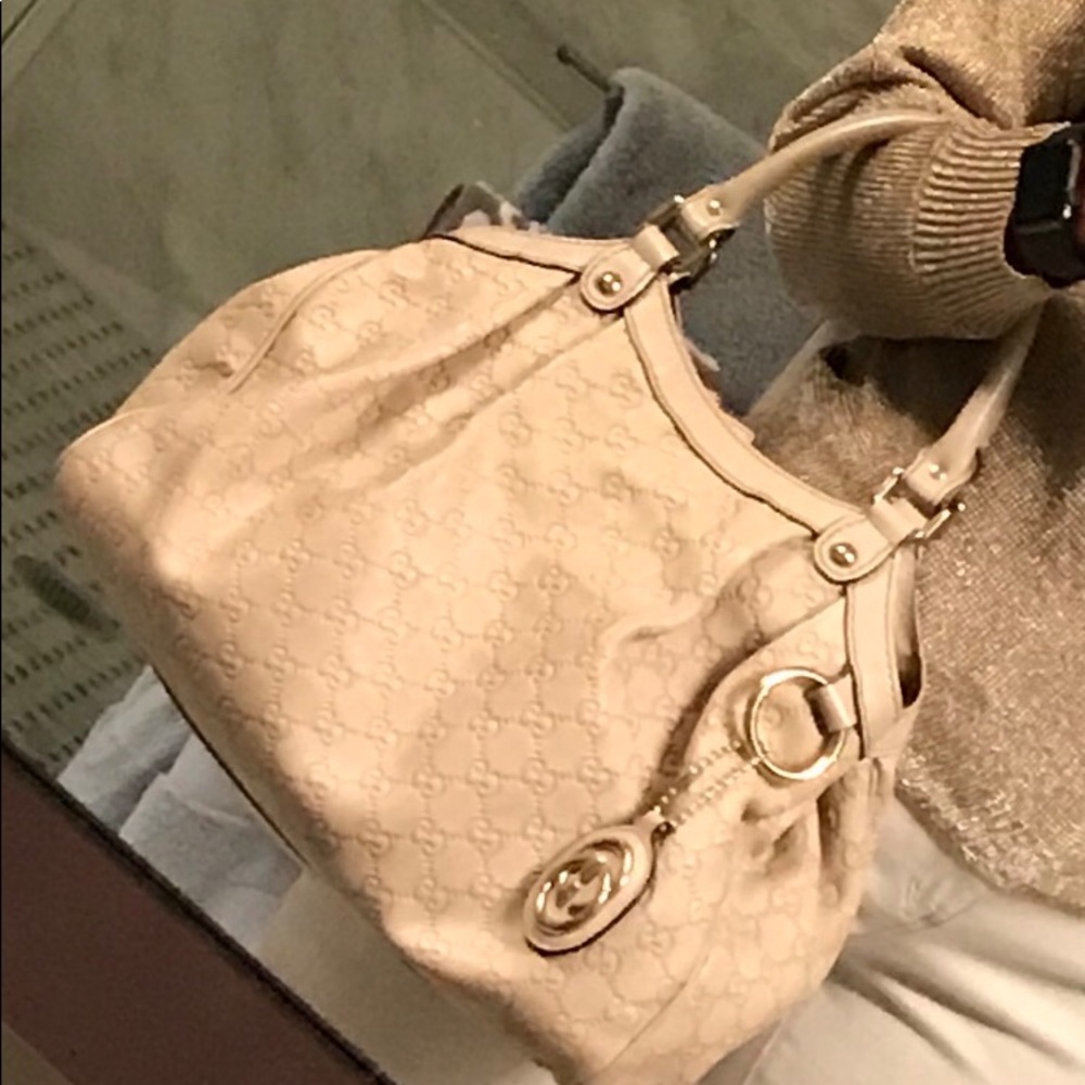 Sukey  Gucci leather tote.